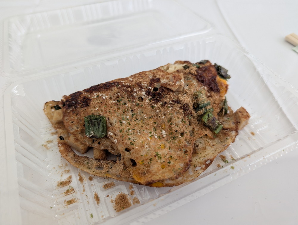 焼き上がったペラ焼き